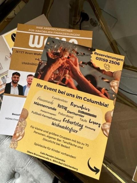 Pension Columbia Inkl. Fruehstueck Im Zentraum Bad Gleichenberg Exterior foto